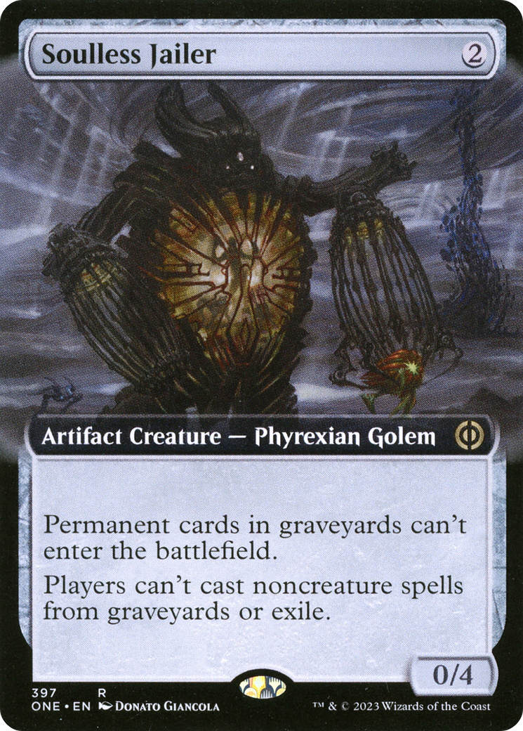 Soulless Jailer (Extended Art) [Phyrexia: All Will Be One] | Rook's Games and More