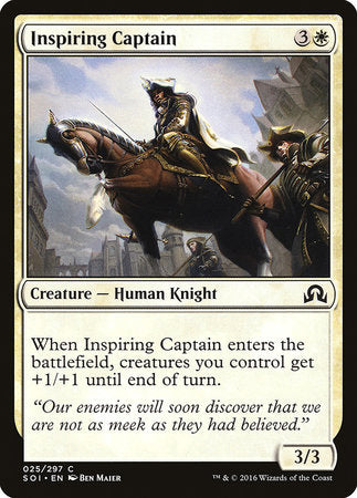 Inspiring Captain [Shadows over Innistrad] | Rook's Games and More