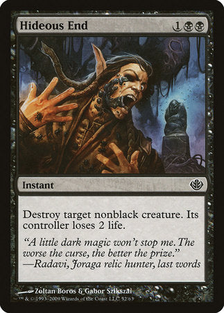 Hideous End [Duel Decks: Garruk vs. Liliana] | Rook's Games and More