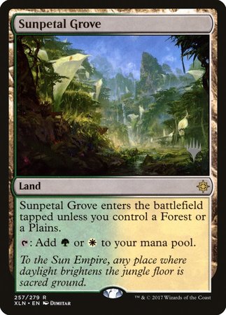 Sunpetal Grove [Ixalan Promos] | Rook's Games and More