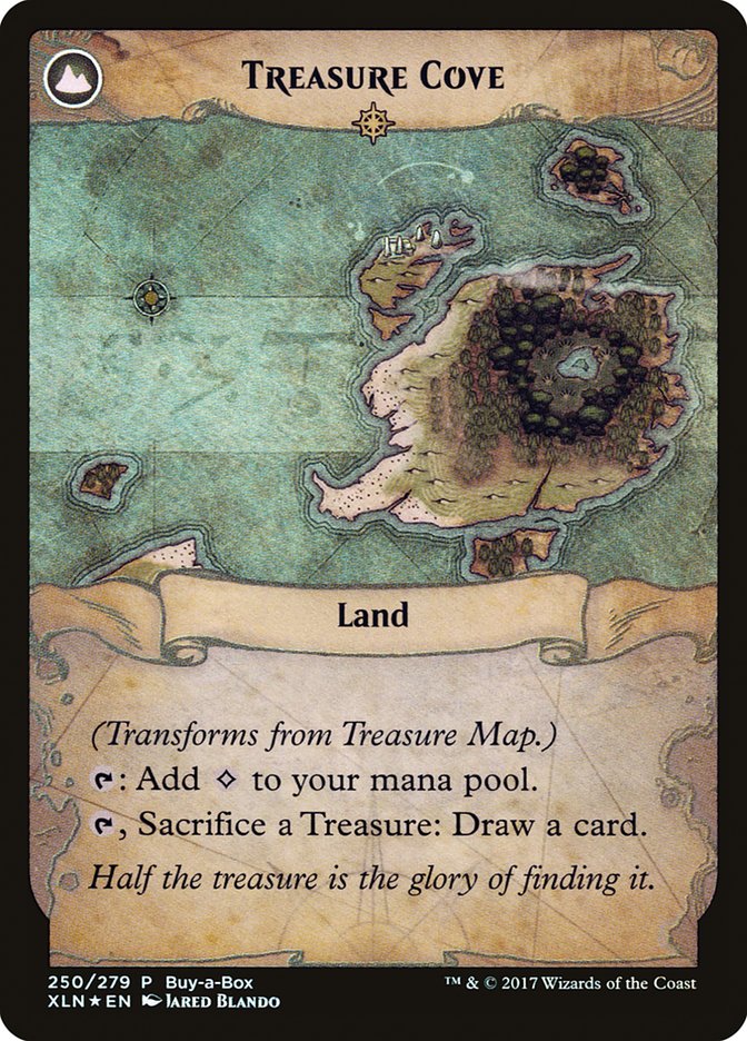 Treasure Map // Treasure Cove (Buy-A-Box) [Ixalan Treasure Chest] | Rook's Games and More