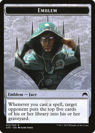 Emblem - Jace, Telepath Unbound [Magic Origins Tokens] | Rook's Games and More