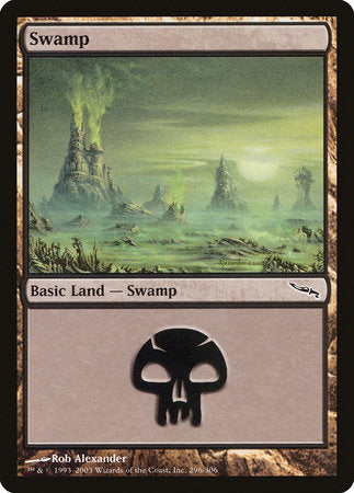 Swamp (296) [Mirrodin] | Rook's Games and More