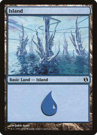 Island (77) [Duel Decks: Elspeth vs. Tezzeret] | Rook's Games and More