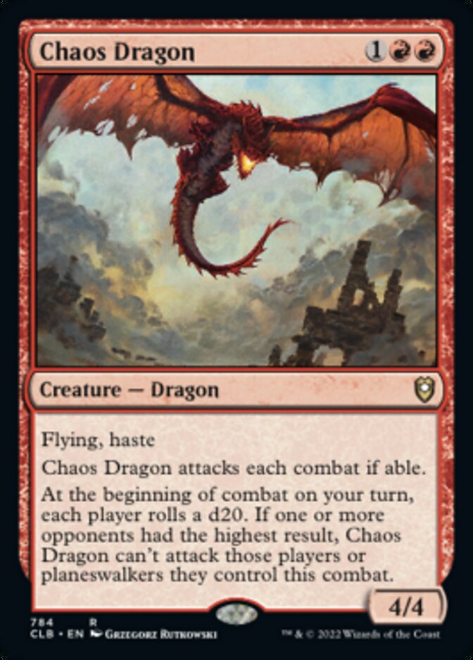 Chaos Dragon [Commander Legends: Battle for Baldur's Gate] | Rook's Games and More
