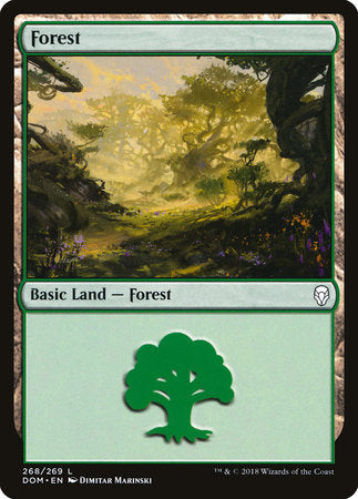 Forest (268) [Dominaria] | Rook's Games and More