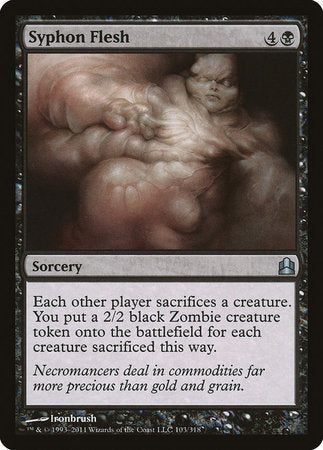 Syphon Flesh [Commander 2011] | Rook's Games and More