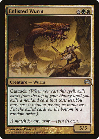 Enlisted Wurm [Planechase 2012] | Rook's Games and More
