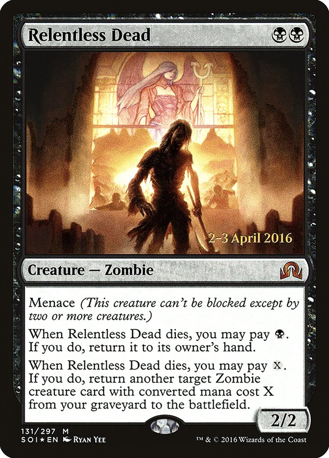 Relentless Dead [Shadows over Innistrad Prerelease Promos] | Rook's Games and More