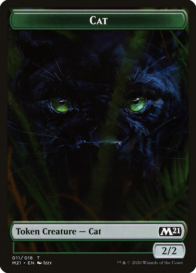 Angel // Cat (011) Double-sided Token [Core Set 2021 Tokens] | Rook's Games and More