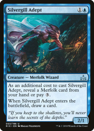 Silvergill Adept [Rivals of Ixalan] | Rook's Games and More