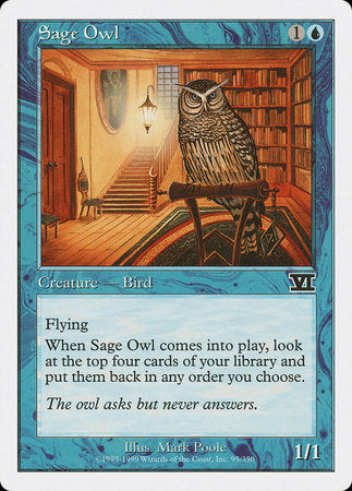 Sage Owl [Classic Sixth Edition] | Rook's Games and More