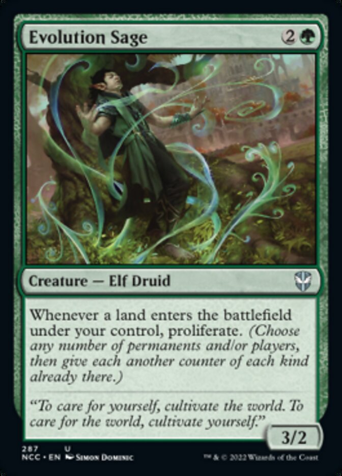 Evolution Sage [Streets of New Capenna Commander] | Rook's Games and More