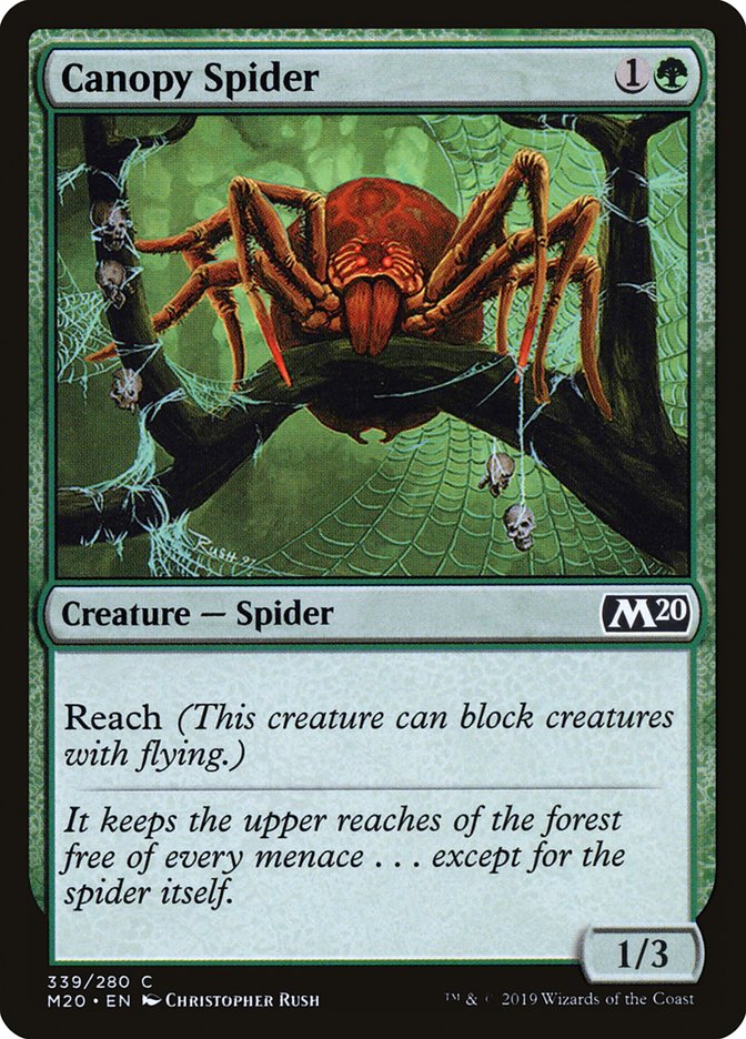 Canopy Spider [Core Set 2020] | Rook's Games and More