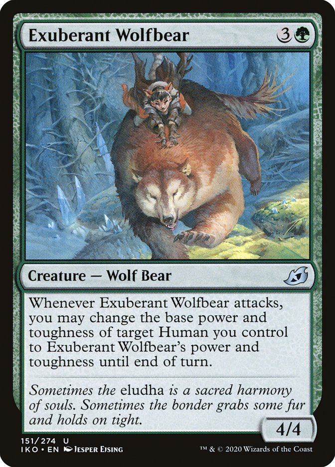 Exuberant Wolfbear [Ikoria: Lair of Behemoths] | Rook's Games and More