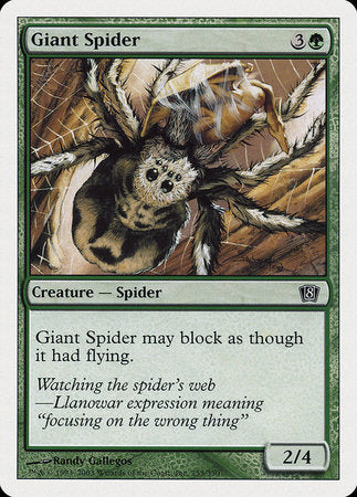 Giant Spider [Eighth Edition] | Rook's Games and More