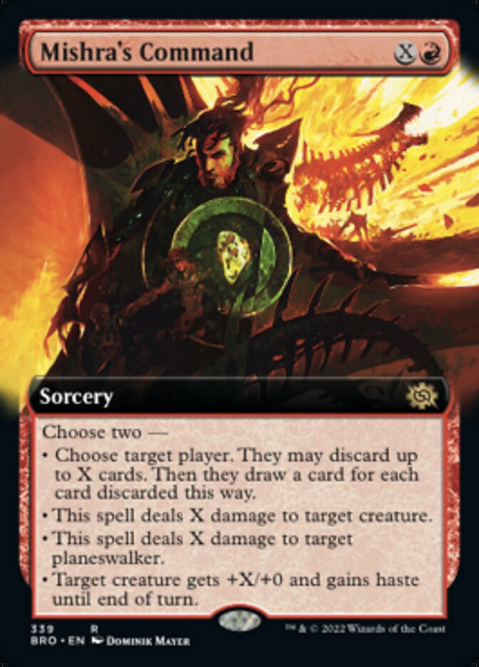 Mishra's Command (Extended Art) [The Brothers' War] | Rook's Games and More