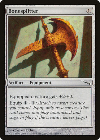 Bonesplitter [Mirrodin] | Rook's Games and More