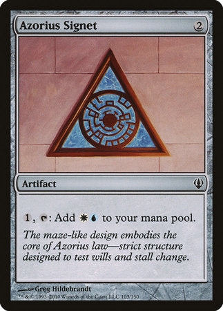 Azorius Signet [Archenemy] | Rook's Games and More
