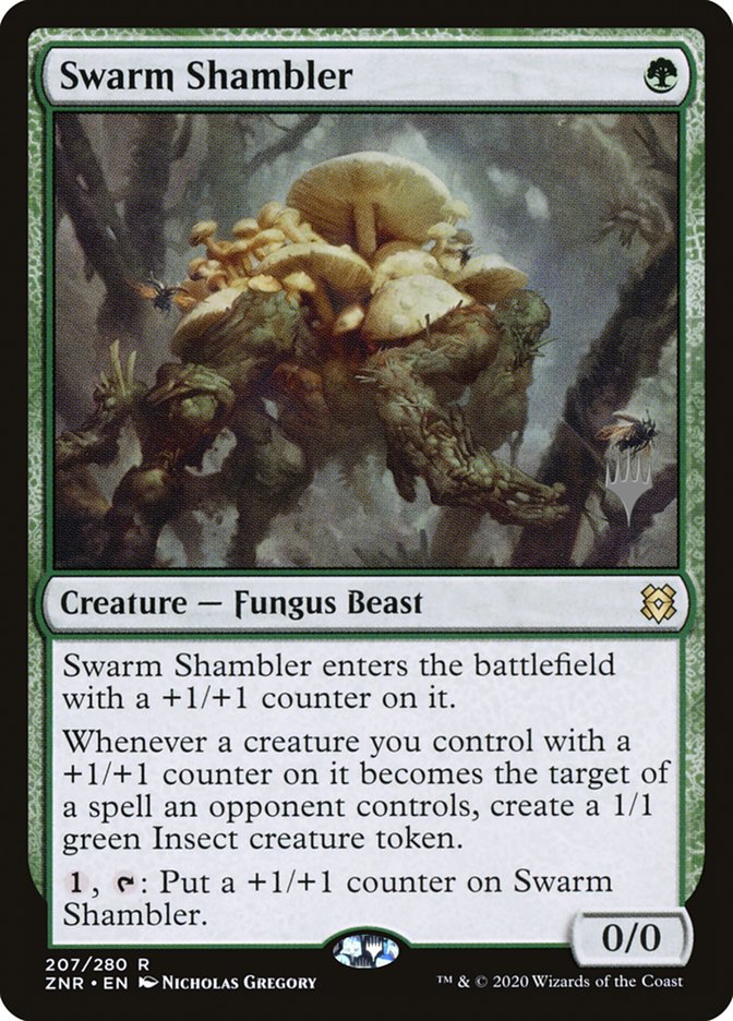 Swarm Shambler (Promo Pack) [Zendikar Rising Promos] | Rook's Games and More