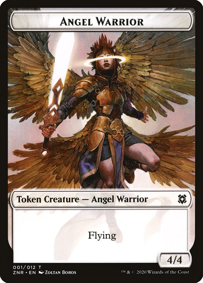 Angel Warrior Token [Zendikar Rising] | Rook's Games and More