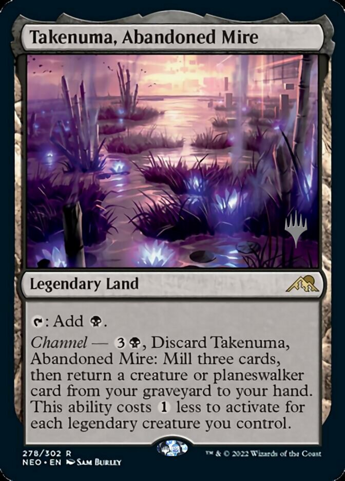 Takenuma, Abandoned Mire (Promo Pack) [Kamigawa: Neon Dynasty Promos] | Rook's Games and More