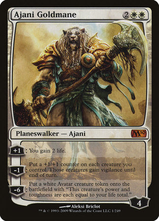 Ajani Goldmane [Magic 2010] | Rook's Games and More