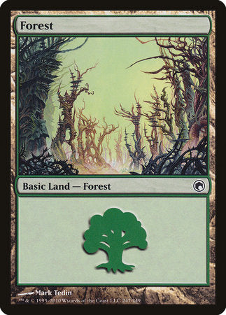 Forest (247) [Scars of Mirrodin] | Rook's Games and More