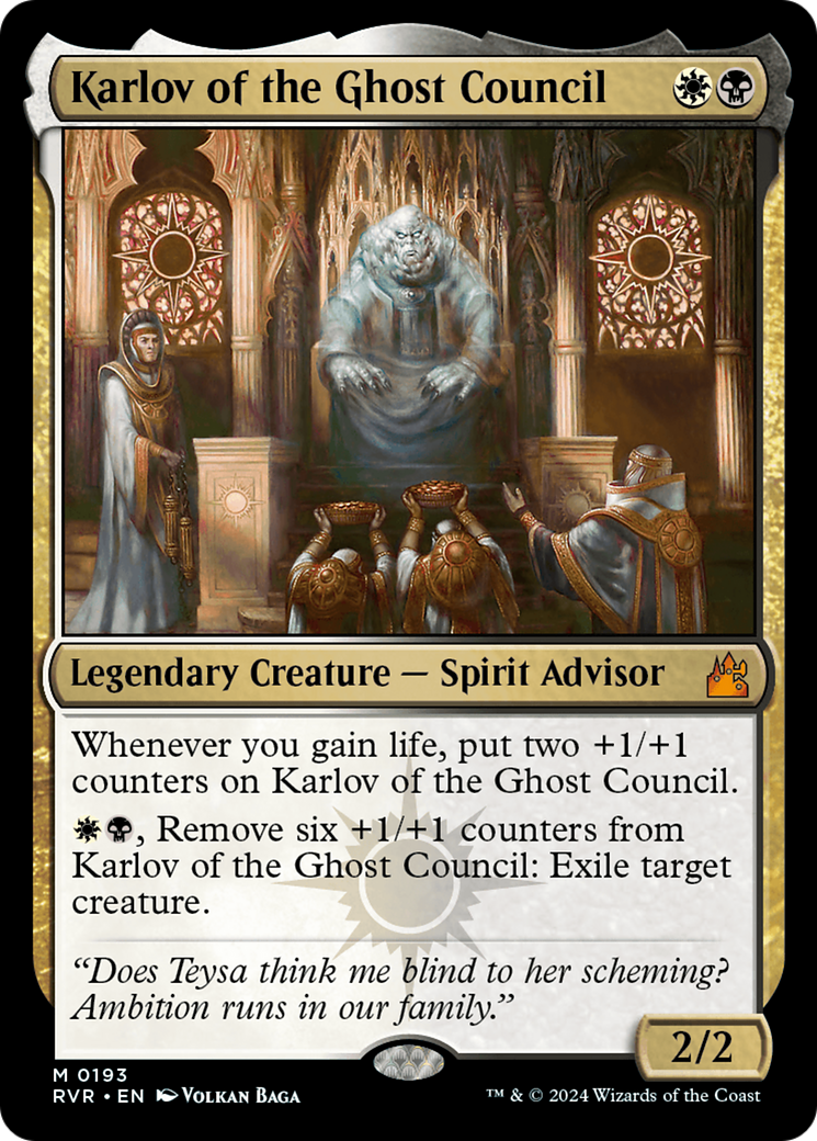 Karlov of the Ghost Council [Ravnica Remastered] | Rook's Games and More