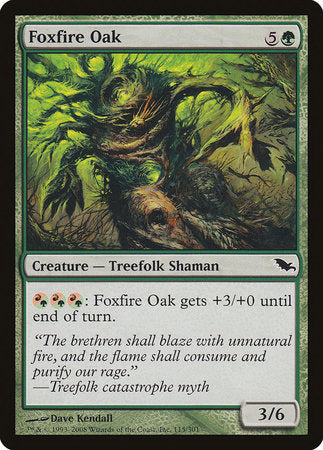 Foxfire Oak [Shadowmoor] | Rook's Games and More