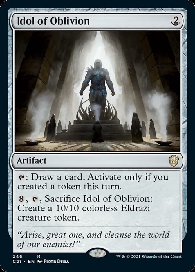 Idol of Oblivion [Commander 2021] | Rook's Games and More