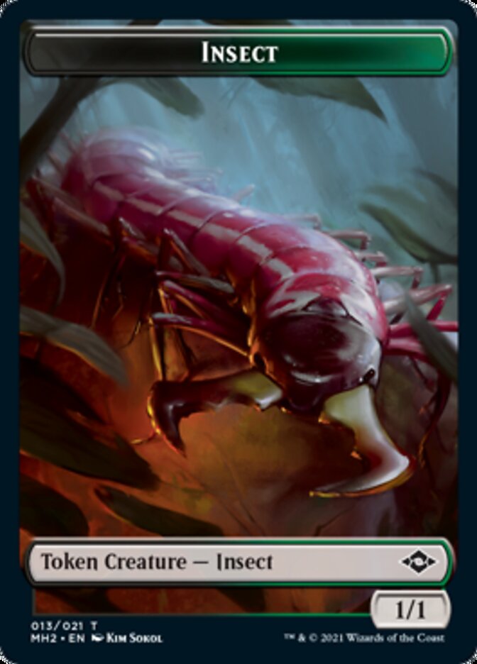 Insect Token [Modern Horizons 2 Tokens] | Rook's Games and More