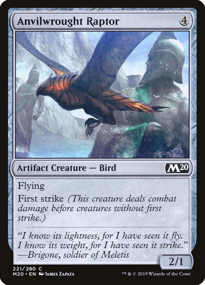 Anvilwrought Raptor [Core Set 2020] | Rook's Games and More