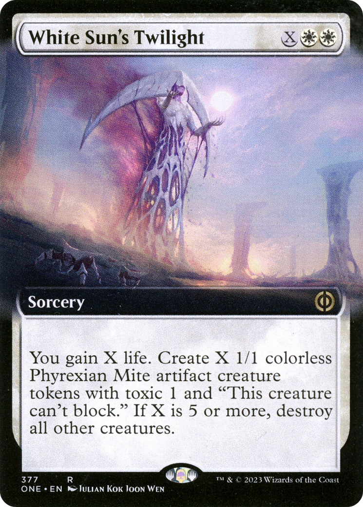 White Sun's Twilight (Extended Art) [Phyrexia: All Will Be One] | Rook's Games and More