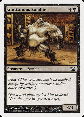 Gluttonous Zombie [Eighth Edition] | Rook's Games and More