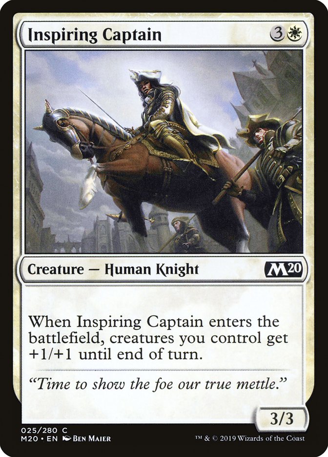 Inspiring Captain [Core Set 2020] | Rook's Games and More