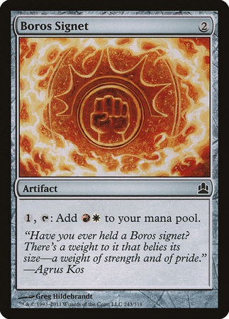 Boros Signet [Commander 2011] | Rook's Games and More