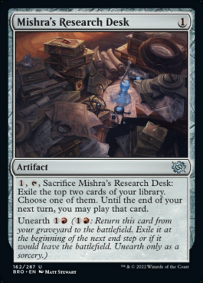 Mishra's Research Desk [The Brothers' War] | Rook's Games and More