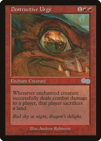 Destructive Urge [Urza's Saga] | Rook's Games and More