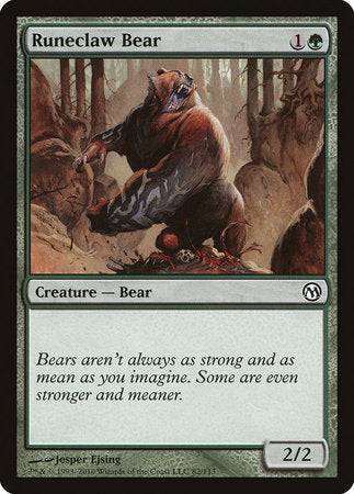 Runeclaw Bear [Duels of the Planeswalkers] | Rook's Games and More