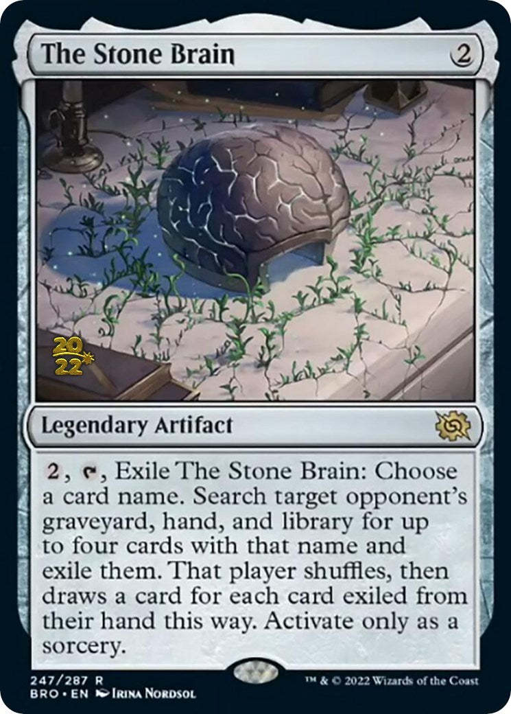 The Stone Brain [The Brothers' War: Prerelease Promos] | Rook's Games and More