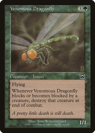 Venomous Dragonfly [Mercadian Masques] | Rook's Games and More