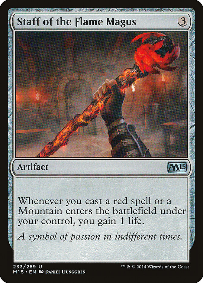 Staff of the Flame Magus [Magic 2015] | Rook's Games and More