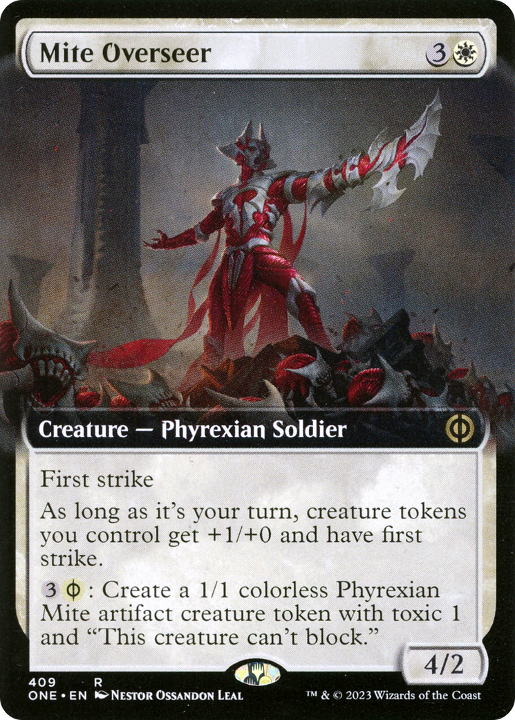 Mite Overseer (Extended Art) [Phyrexia: All Will Be One] | Rook's Games and More