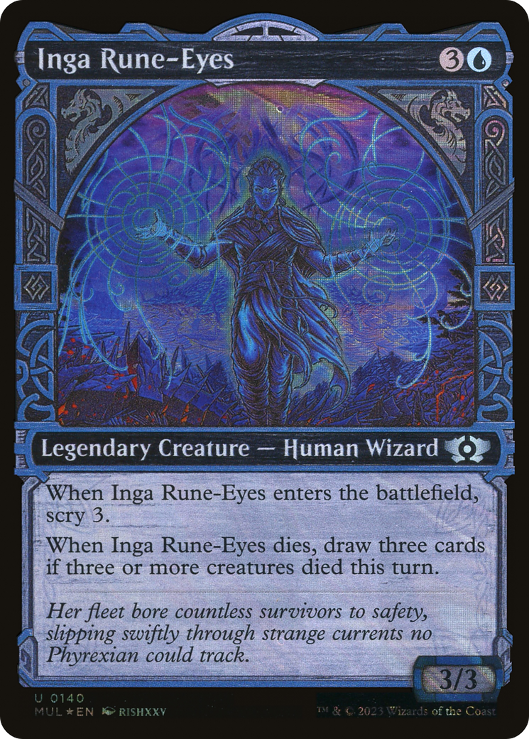 Inga Rune-Eyes (Halo Foil) [Multiverse Legends] | Rook's Games and More