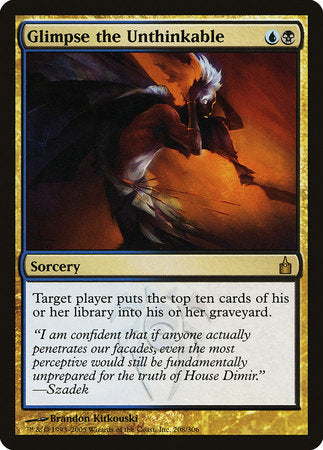 Glimpse the Unthinkable [Ravnica: City of Guilds] | Rook's Games and More