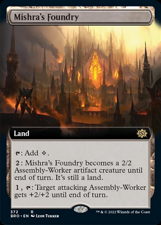 Mishra's Foundry (Extended Art) [The Brothers' War] | Rook's Games and More