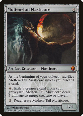 Molten-Tail Masticore [Scars of Mirrodin] | Rook's Games and More