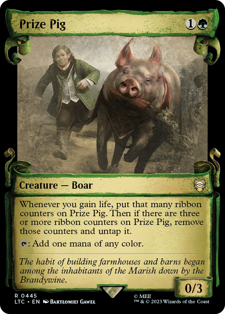 Prize Pig [The Lord of the Rings: Tales of Middle-Earth Commander Showcase Scrolls] | Rook's Games and More