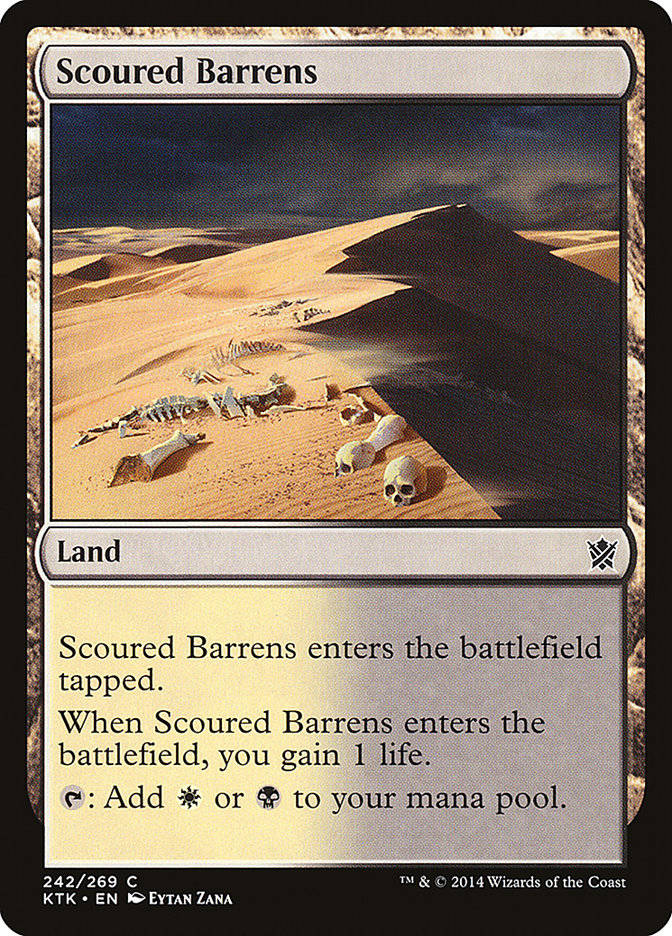 Scoured Barrens [Khans of Tarkir] | Rook's Games and More